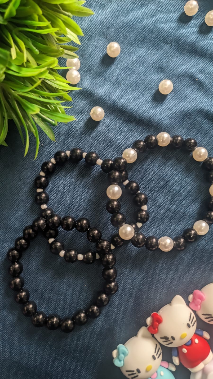 Set of three unique bracelets Set