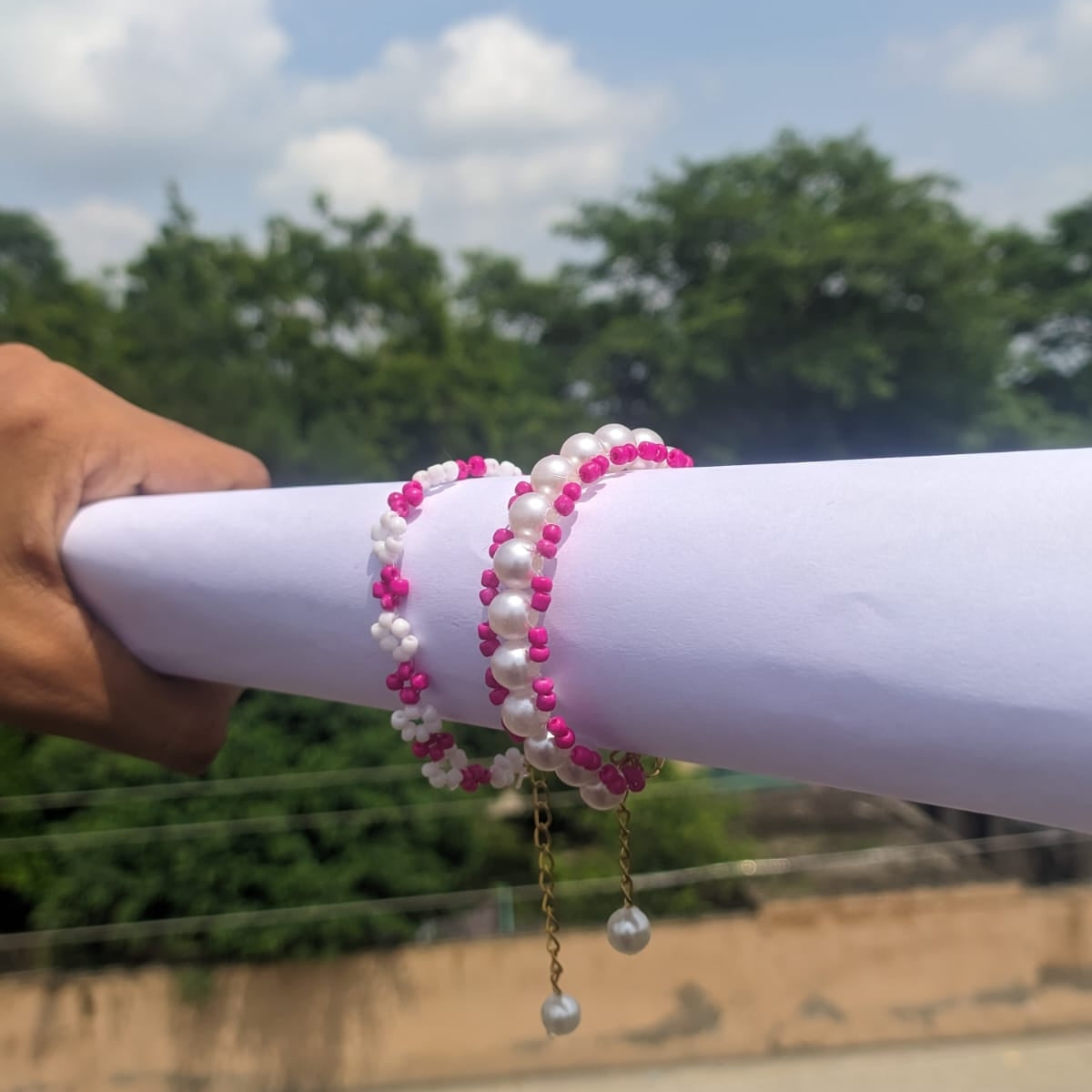 2 Pcs Handmade Bracelet for Girls | Best Friend Baraclets for Girls