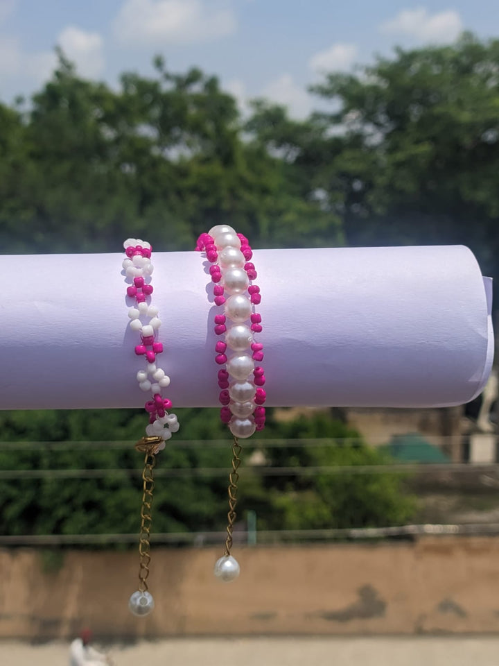 2 Pcs Handmade Bracelet for Girls | Best Friend Baraclets for Girls