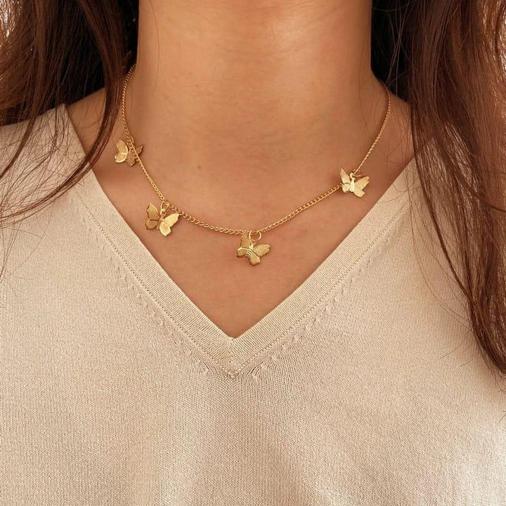 Butterfly Necklace For Girls