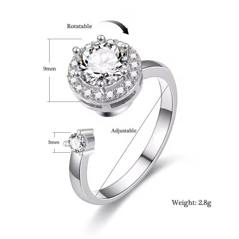 Elegant spinning ring