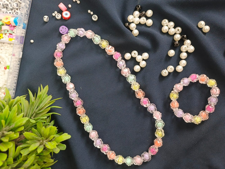 Multicolor Handmade Necklace and Bracelet Set