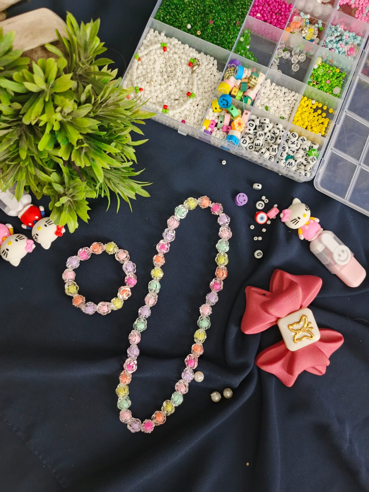 Multicolor Handmade Necklace and Bracelet Set