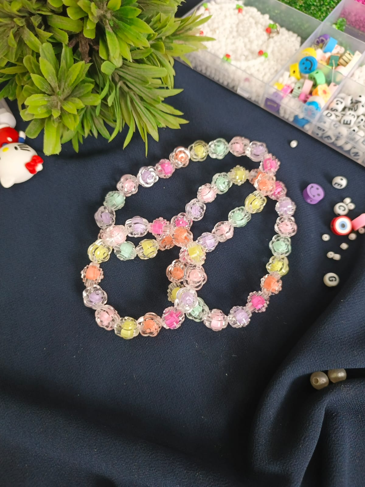 Multicolor Handmade Necklace and Bracelet Set
